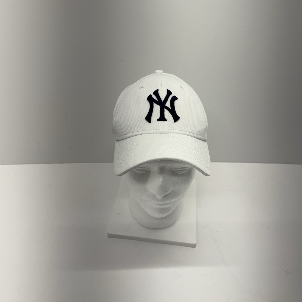 New York Yankees White Navy Adjustable Hat Cap Reebok New Era One Size